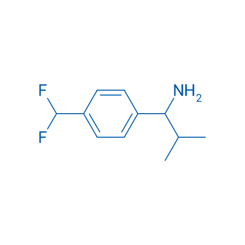 1-(4-(Difluoromethyl)phenyl)-2-methylpropan-1-amine hydrochloride 1g