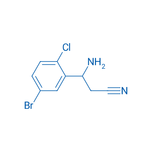3-AMINO-3-(5-BROMO-2-CHLOROPHENYL)PROPANENITRILE 1g