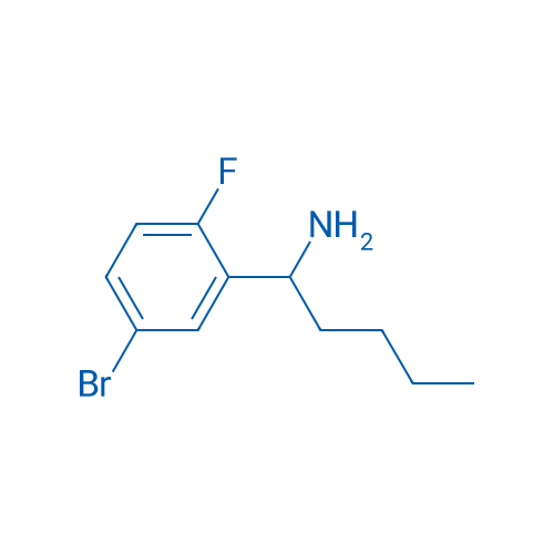 1-(5-BROMO-2-FLUOROPHENYL)PENTAN-1-AMINE 250mg