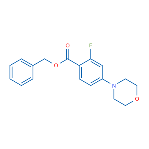 Benzyl 2-fluoro-4-morpholinobenzoate 1g