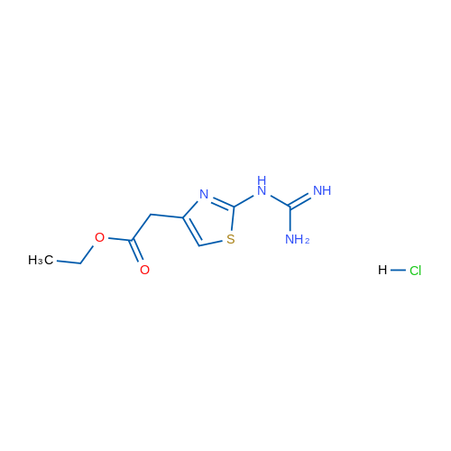 Ethyl 2-(2-carbamimidamido-1,3-thiazol-4-yl)acetate hydrochloride 1g