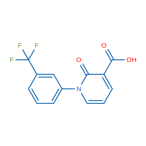 2-Oxo-1-(3-(trifluoromethyl)phenyl)-1,2-dihydropyridine-3-carboxylic acid 1g