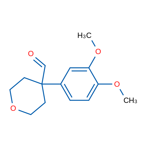4-(3,4-Dimethoxyphenyl)tetrahydro-2H-pyran-4-carbaldehyde 1g