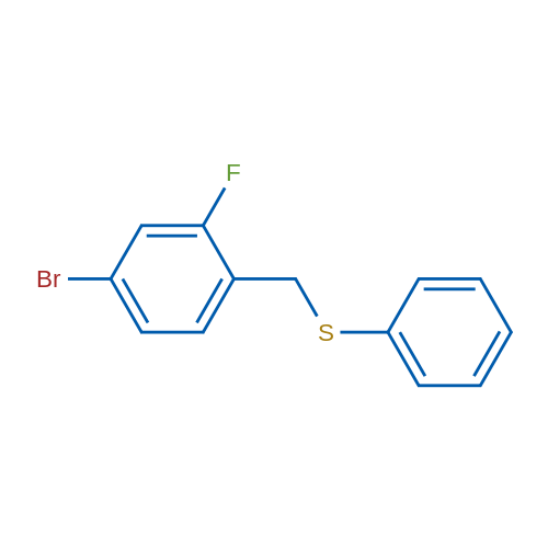 (4-Bromo-2-fluorobenzyl)(phenyl)sulfane 1g