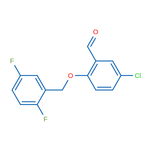 5-Chloro-2-((2,5-difluorobenzyl)oxy)benzaldehyde 1g