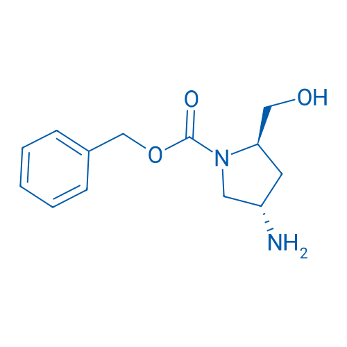 (2R,4S)-Benzyl 4-amino-2-(hydroxymethyl)pyrrolidine-1-carboxylate 100mg