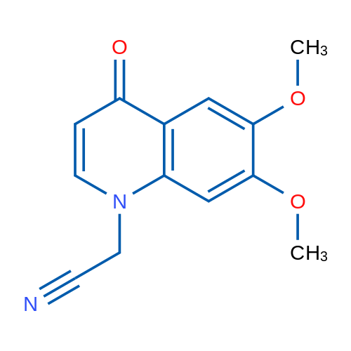 2-(6,7-Dimethoxy-4-oxoquinolin-1(4H)-yl)acetonitrile 1g