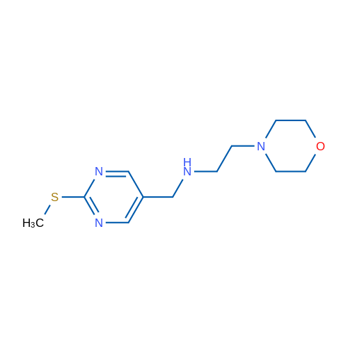 N-((2-(Methylthio)pyrimidin-5-yl)methyl)-2-morpholinoethanamine 1g