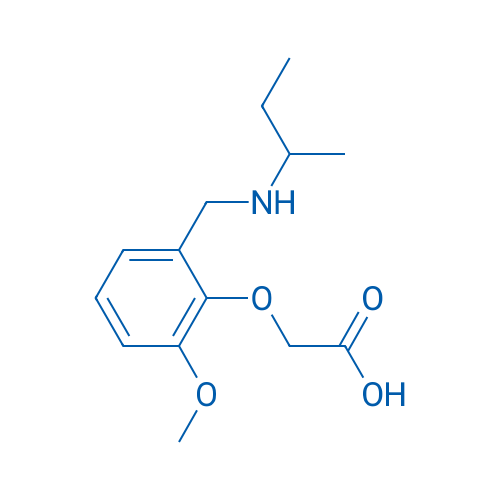2-(2-((sec-Butylamino)methyl)-6-methoxyphenoxy)acetic acid 1g