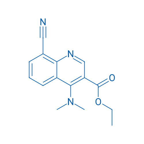 Ethyl 8-cyano-4-(dimethylamino)quinoline-3-carboxylate 1g
