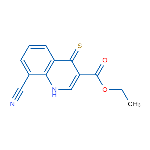 Ethyl 8-cyano-4-thioxo-1,4-dihydroquinoline-3-carboxylate 1g