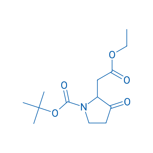 tert-Butyl 2-(2-ethoxy-2-oxoethyl)-3-oxopyrrolidine-1-carboxylate 1g