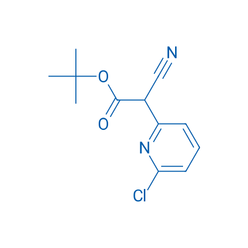 tert-Butyl 2-(6-chloropyridin-2-yl)-2-cyanoacetate 250mg