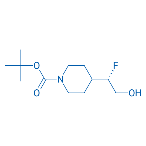 tert-Butyl (S)-4-(1-fluoro-2-hydroxyethyl)piperidine-1-carboxylate 1g