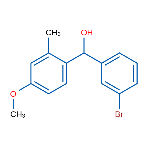 (3-Bromophenyl)(4-methoxy-2-methylphenyl)methanol 1g