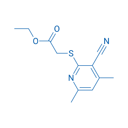 Ethyl 2-((3-cyano-4,6-dimethylpyridin-2-yl)thio)acetate 1g