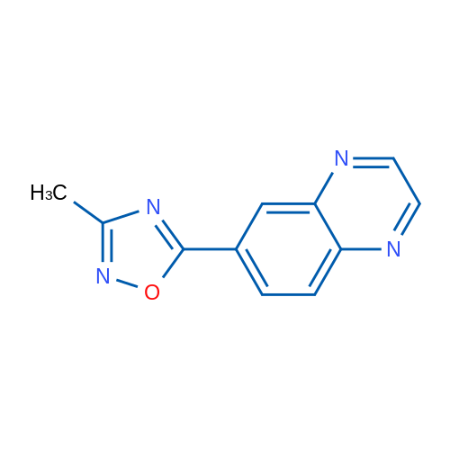 6-(3-methyl-1,2,4-oxadiazol-5-yl)quinoxaline 1g