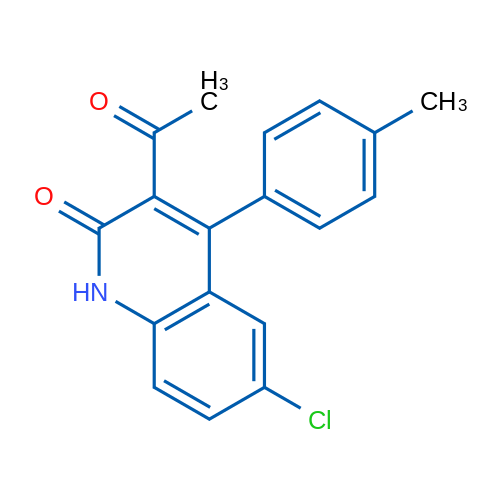 3-acetyl-6-chloro-4-(4-methylphenyl)quinolin-2(1H)-one 10g