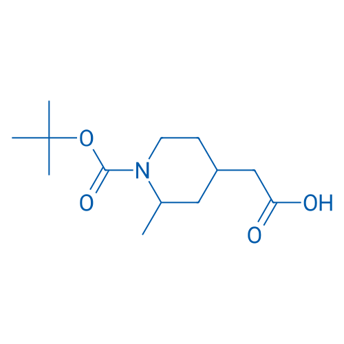 2-(1-(tert-Butoxycarbonyl)-2-methylpiperidin-4-yl)acetic acid 100mg