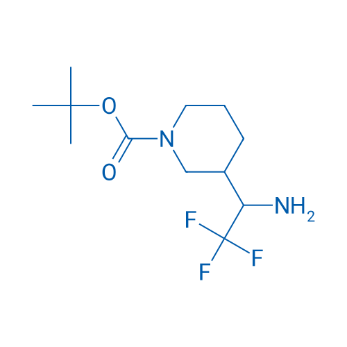 tert-Butyl 3-(1-amino-2,2,2-trifluoroethyl)piperidine-1-carboxylate 1g