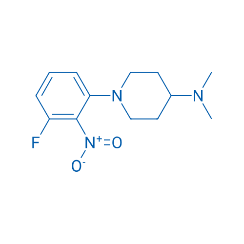 1-(3-Fluoro-2-nitrophenyl)-N,N-dimethylpiperidin-4-amine 1g