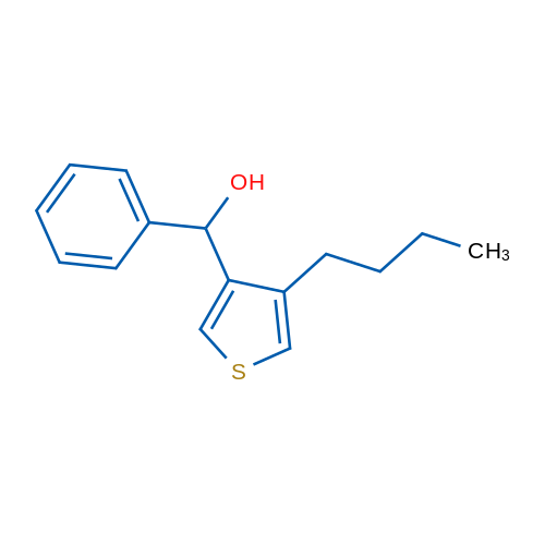 (4-Butylthiophen-3-yl)(phenyl)methanol 1g