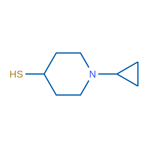 1-Cyclopropyl-piperidine-4-thiol 1g