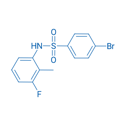 4-Bromo-N-(3-fluoro-2-methylphenyl)benzenesulfonamide 1g