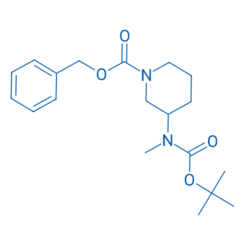Benzyl 3-((tert-butoxycarbonyl)(methyl)amino)piperidine-1-carboxylate 250mg