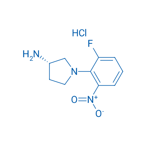 (S)-1-(2-Fluoro-6-nitrophenyl)pyrrolidin-3-amine hydrochloride 1g