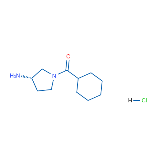 (S)-(3-Aminopyrrolidin-1-yl)(cyclohexyl)methanone hydrochloride 1g