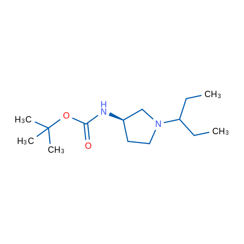 (R)-tert-Butyl (1-(pentan-3-yl)pyrrolidin-3-yl)carbamate 1g