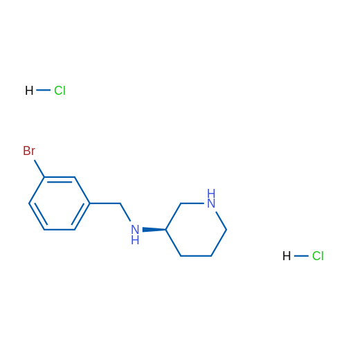 (R)-N-(3-Bromobenzyl)piperidin-3-amine dihydrochloride 1g