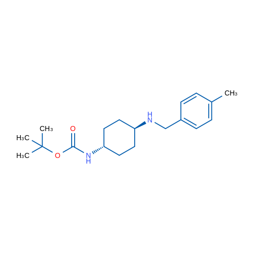 tert-Butyl (trans-4-((4-methylbenzyl)amino)cyclohexyl)carbamate 1g