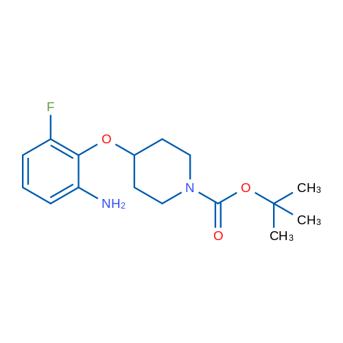 tert-Butyl 4-(2-amino-6-fluorophenoxy)piperidine-1-carboxylate 1g