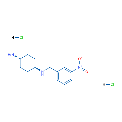 trans-N1-(3-Nitrobenzyl)cyclohexane-1,4-diamine dihydrochloride 1g