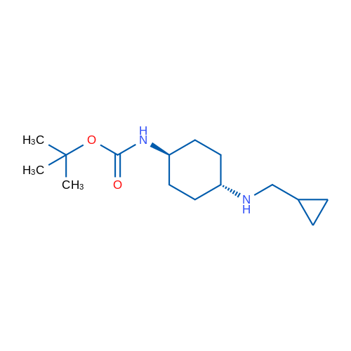 tert-Butyl (trans-4-((cyclopropylmethyl)amino)cyclohexyl)carbamate 1g