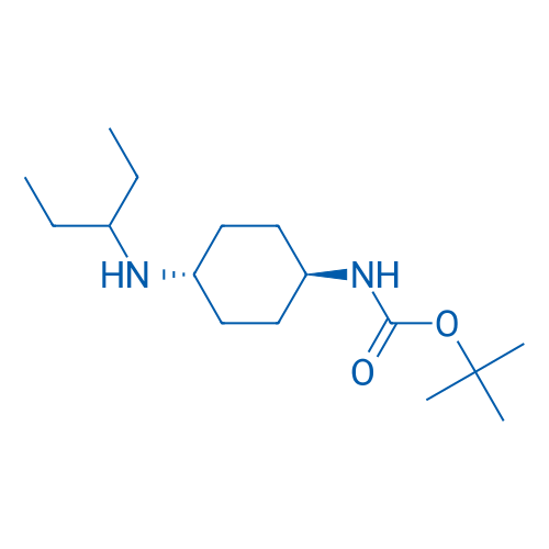 tert-Butyl (trans-4-(pentan-3-ylamino)cyclohexyl)carbamate 1g