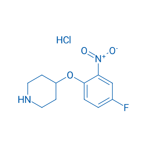 4-(4-Fluoro-2-nitrophenoxy)piperidine hydrochloride 1g