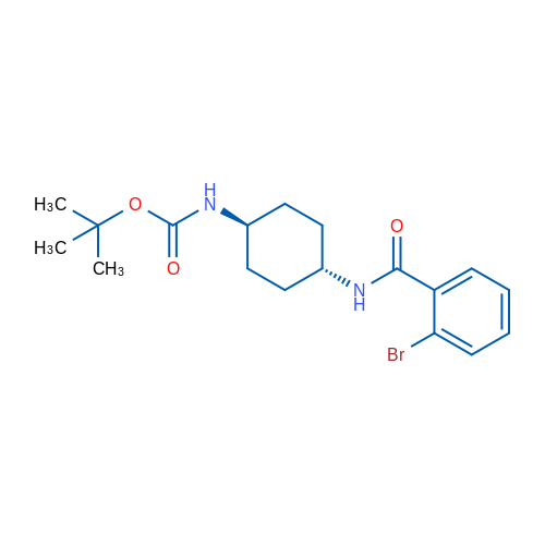 tert-Butyl (trans-4-(2-bromobenzamido)cyclohexyl)carbamate 1g