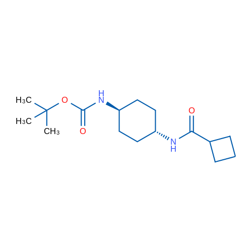 tert-Butyl (trans-4-(cyclobutanecarboxamido)cyclohexyl)carbamate 1g