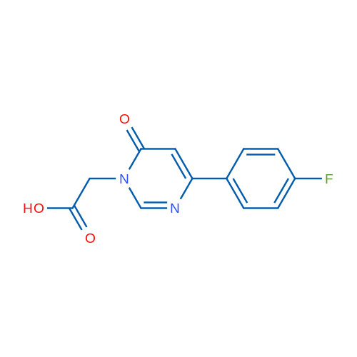 2-(4-(4-Fluorophenyl)-6-oxopyrimidin-1(6H)-yl)acetic acid 1g