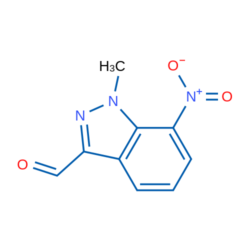 1-Methyl-7-nitro-1H-indazole-3-carbaldehyde 1g