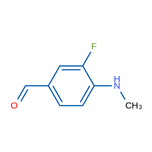 3-Fluoro-4-(methylamino)benzaldehyde 1g