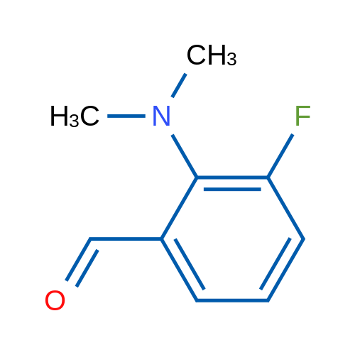 2-(Dimethylamino)-3-fluorobenzaldehyde 250mg