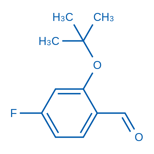 2-(tert-Butoxy)-4-fluorobenzaldehyde 250mg
