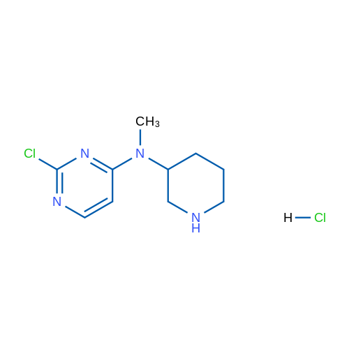 2-Chloro-N-methyl-N-(piperidin-3-yl)pyrimidin-4-amine hydrochloride 1g