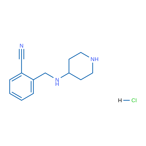2-((Piperidin-4-ylamino)methyl)benzonitrile hydrochloride 1g