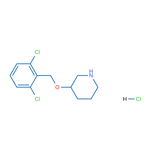 3-((2,6-Dichlorobenzyl)oxy)piperidine hydrochloride 1g