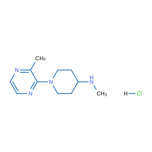 N-Methyl-1-(3-methylpyrazin-2-yl)piperidin-4-amine hydrochloride 1g